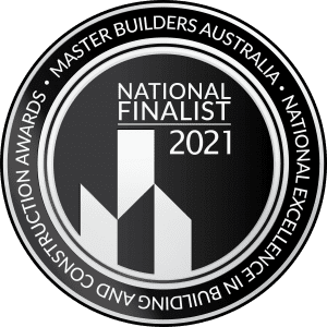 National Finalist 2021 Master Builders Australia